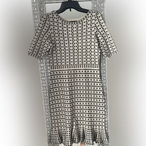 Just…Taylor Peplum Bottom Midi Dress